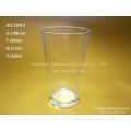16oz 500ml Large Hot Stamping Drinking Round Glass Cup For Planting